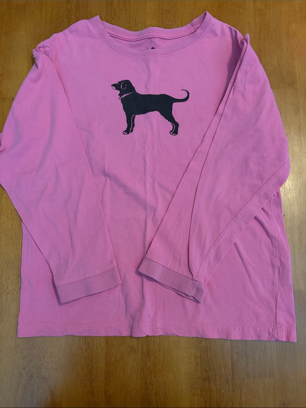 The Black Dog Pink Long Sleeve Tee
